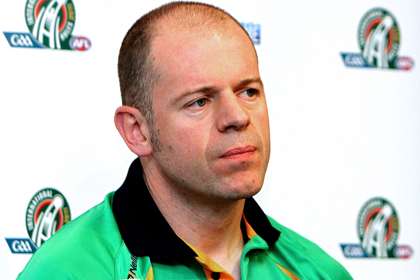 Anthony Tohill during his spell as Ireland IRS manager